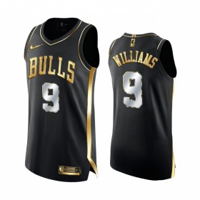 Dres Chicago Bulls Patrick Williams 9 2020-21 Crna Golden Edition Swingman